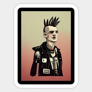 True Punk Sticker